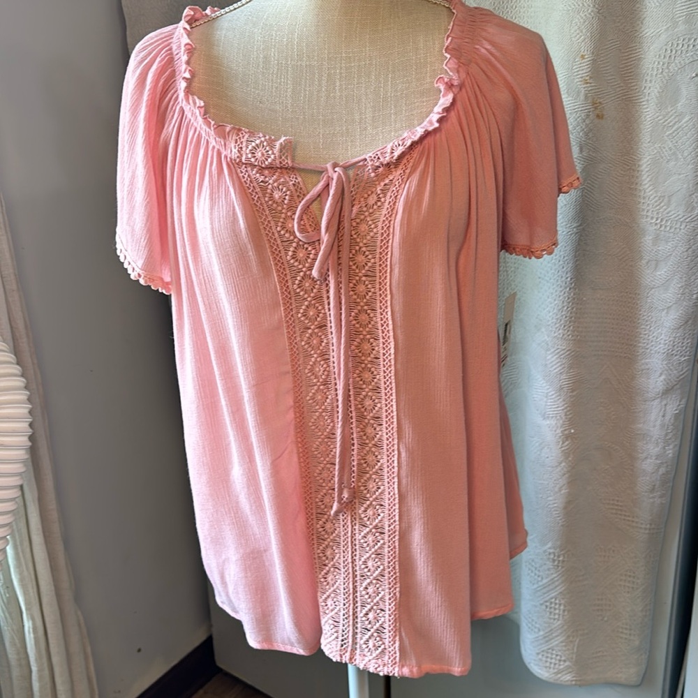 No boundaries pink summer top